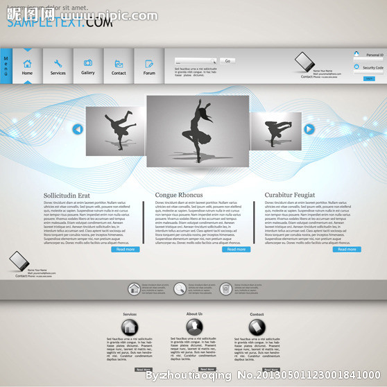 网站网页设计模板与矢量图 助力广告设计的专业图库