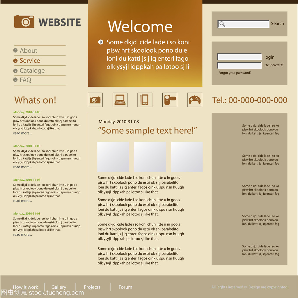 网站设计模板 从基础到实践